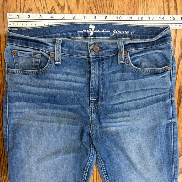 7 For All Mankind Gwenevere Skinny Ankle Jeans - Picture 4 of 14